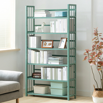 Bookshelf floor simple living room children student shelf bay window economical storage rack solid wood creative book cabinet