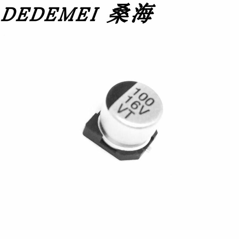 Patch electrolytic capacitor 16V100UF 50V patch capacitor VT 100uf 16V 35V 25V 10V