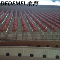 Porcelain Capacitor Low Voltage Earth Color 102 50V Braid Tape Foot Distance 5MM with Ceramic Capacitor 1000p Environmental Protection