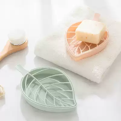 Fat soap box Suction cup wall-mounted personality creative powder room portable punch-free drain rack Creative incense box