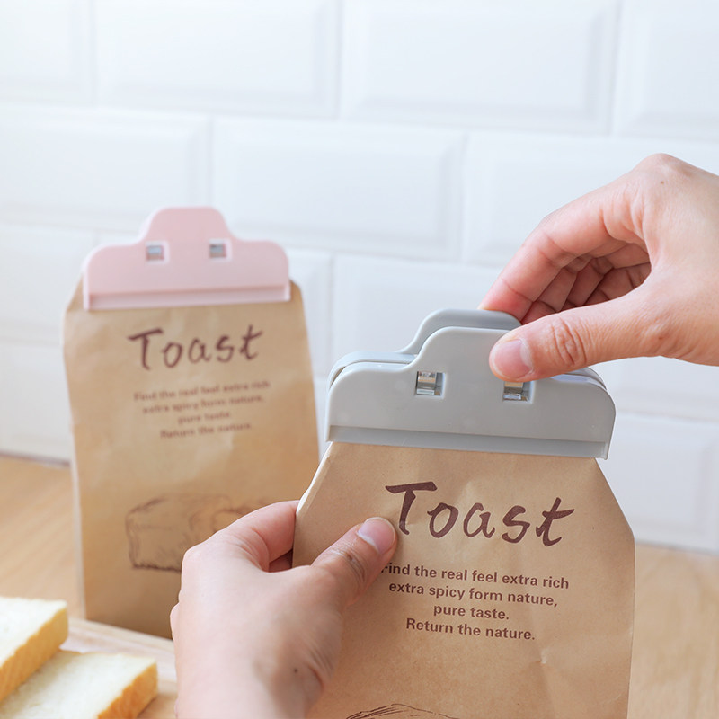 Bag sealing clip sealing clip sealing clip fresh color tea snacks food plastic bag sealing clip