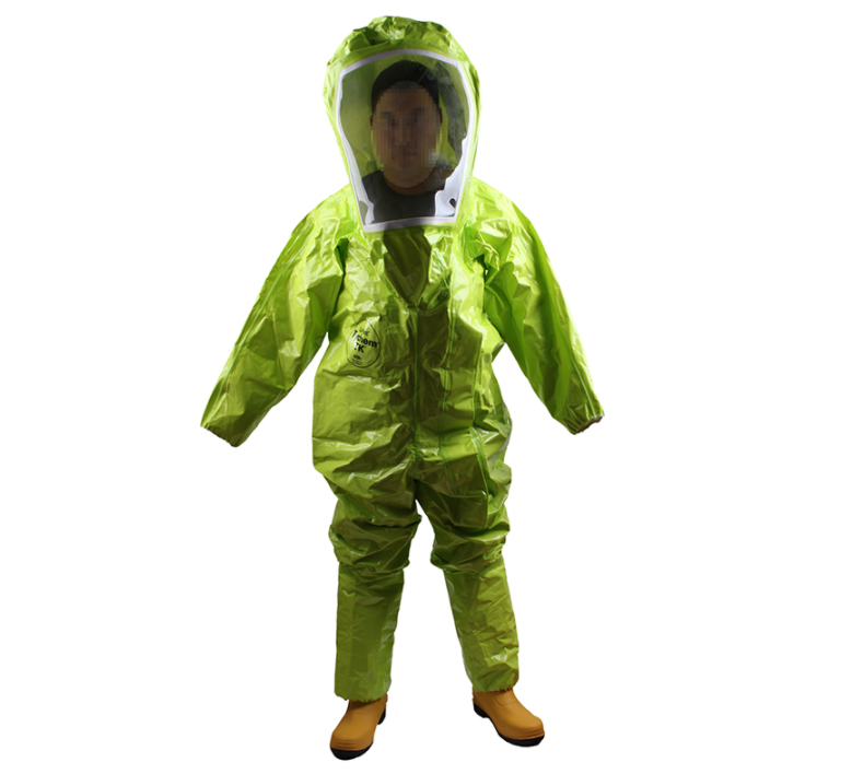 DuPont TK527T Class B Anti-Airtight Type Totally Enclosed Protective Clothing Chemicals Handling Emergency Anti-Chemical Wear