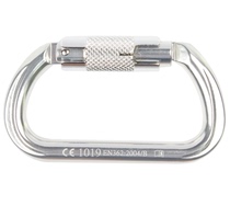 Deir Tower 508014 AM014 aluminum self-lock D type hook opening 17mm static bearing capacity 30kN