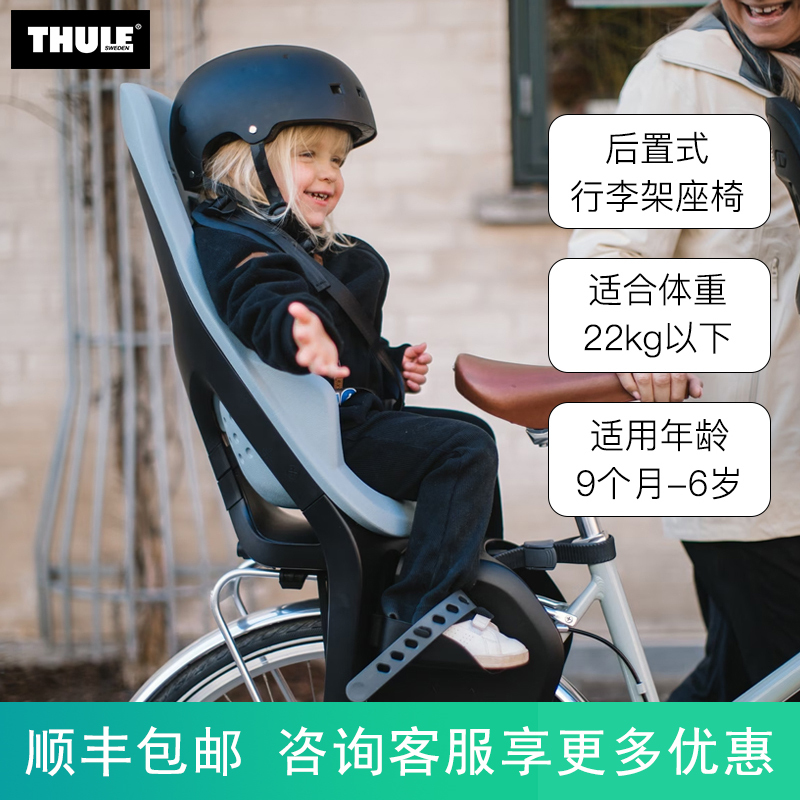 Swedish Tule Bicycle Rear Kids Safety Seat Thule Yepp2 Maxi Series Comfortable and Fashionable