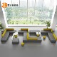 Office creative sofa training rest early education leisure card seat reception reception coffee table combination simple and modern