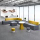 Office creative sofa training rest early education leisure card seat reception reception coffee table combination simple and modern