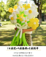 Воздушный шар, воздушный насос, букет