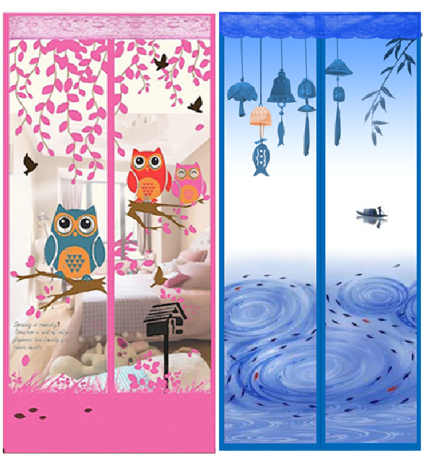 Summer self-sucking door curtain mosquito-proof mosquito-proof summer mosquito-proof living room Magnetic mosquito net mosquito screen door screen door encrypted home automatic