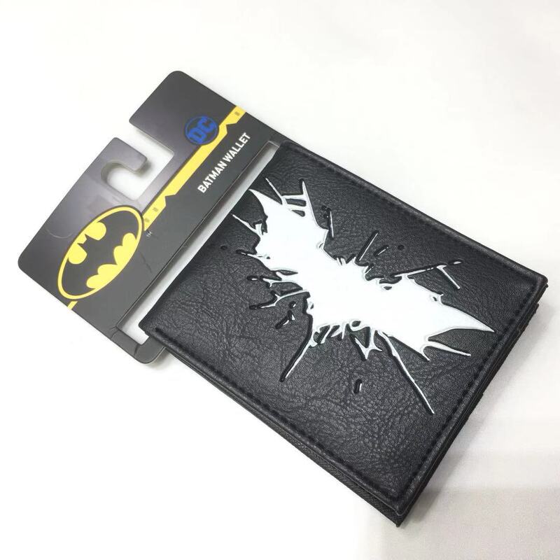Authentic Dc Animation New Batman Short Wallet Wallet Batman Superhero Men's and Women's Wallet Wallet