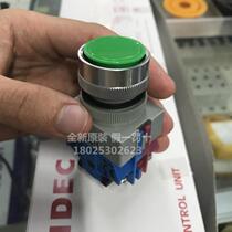 New original IDEC and spring flat head Self-reset button switch ABW111G R Y S B W start button