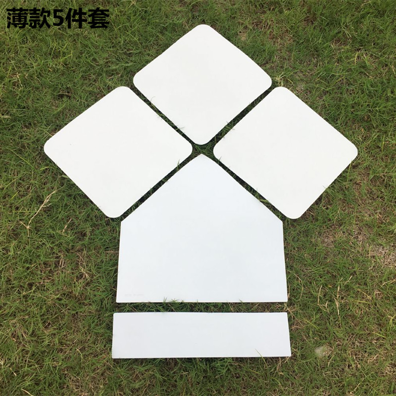 Baseball softball softball game pitcher board home base plate thin thick base pad 5 piece set