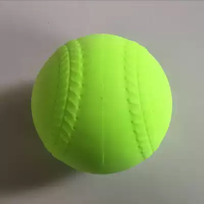 12-inch standard softball soft softball middle school students practice safe softball fluorescent yellow PU Foam ball