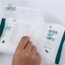 Bốn bông bốn khăn lau trẻ sơ sinh Khăn lau tay sơ sinh có nắp 80 bơm 1 túi giấy ướt dùng cho trẻ sơ sinh Khăn ướt