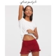 Free People Friled Quần short liền mạch thun Slim Sexy Peach Hips 2018 Mới