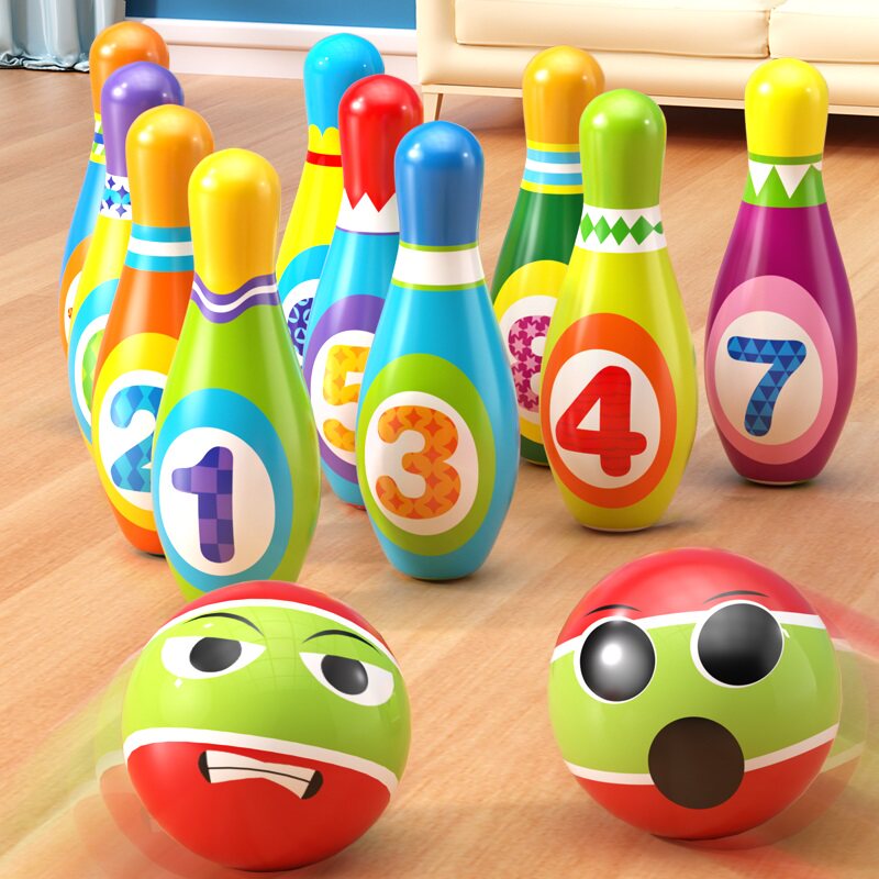 Bowling Toy Children Suit Big Indoor Ball Sport Outdoor Boy's baby puzzle 2-34-year-old boy-Taobao