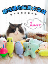 Funny cat stick Cat toy Fish simulation self-hey cat mint cat molar kitten Pet cat supplies Funny cat toys