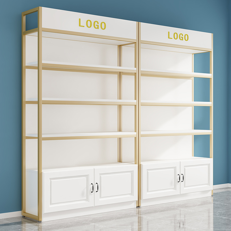 Shelf display shelf Multi-storey container shelf Beauty salon product display cabinet Showcase skin care cosmetics display cabinet