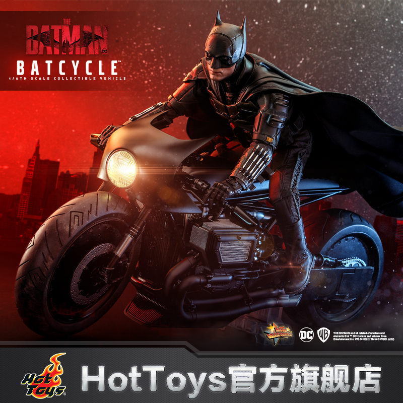 Hottoys New Batman Batbike Motorcycle 1:6 Scale Collectible Vehicle Hottoys New Batman Batbike Motorcycle 1:6 Scale Collectible Vehicle