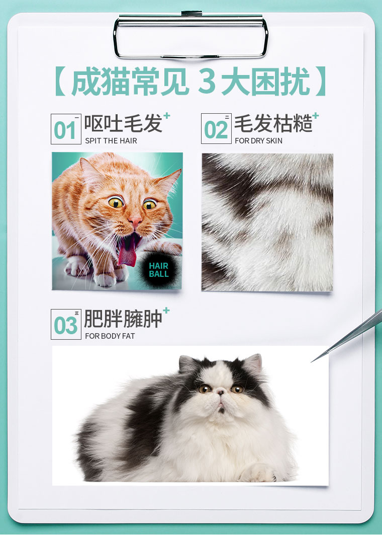 凯锐思 成猫专用猫粮天然粮4斤 HDA配方 图5