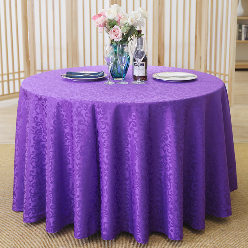 Hotel tablecloth restaurant restaurant box round table tablecloth tablecloth table skirt table skirt double hook flower golden yellow custom