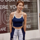 AlphaGym color contrast vest women's American retro beauty back sports fitness belt chest pad can be worn outside the bra