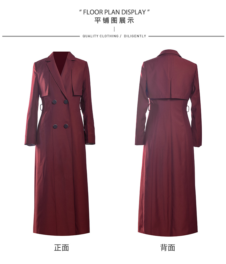 Trench pour femme LOVBAITI  LA en Polyester - Ref 3226503 Image 30
