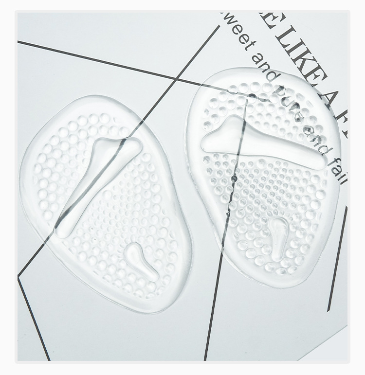 硅胶前掌垫隐形透明防滑吸汗半码垫高跟鞋凉鞋前脚掌防痛鞋垫详情10