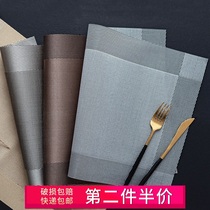 Diagonal placemats table mats European PVC Western placemas insulation mats bowl mats for household heat-resistant Nordic meal cloths