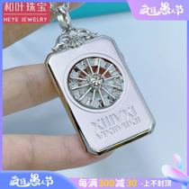 When it comes to running a hangtag Roma square card pure gold pt950 mens digital platinum pendant white gold