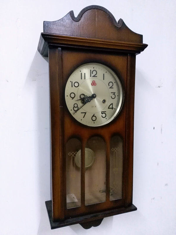 555 Mechanical old mount clock 31 days function normally use shipping limited Guangdong Province Shunfeng to home