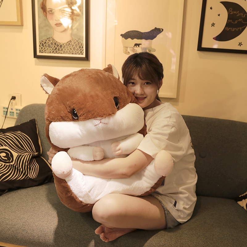 Cute Hardy Pillow Doll Doll Doll Doll Doll Plullish Toy Large Bed Sleeping Fabric Birthday Girl