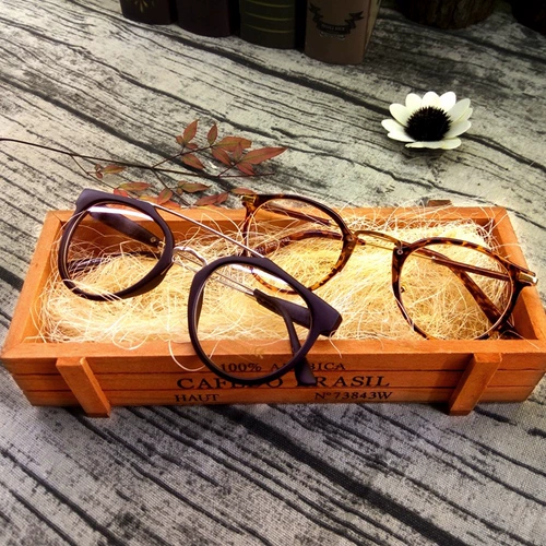 Очки, ретро стенд, высококлассная коробка для хранения, декор