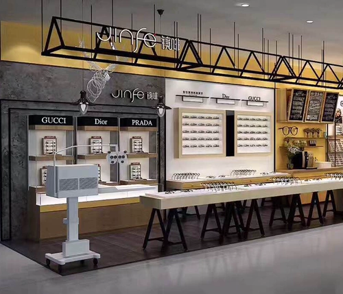 Олбук магазин украшения очки демонстрируют быструю модную самостоятельную шкату