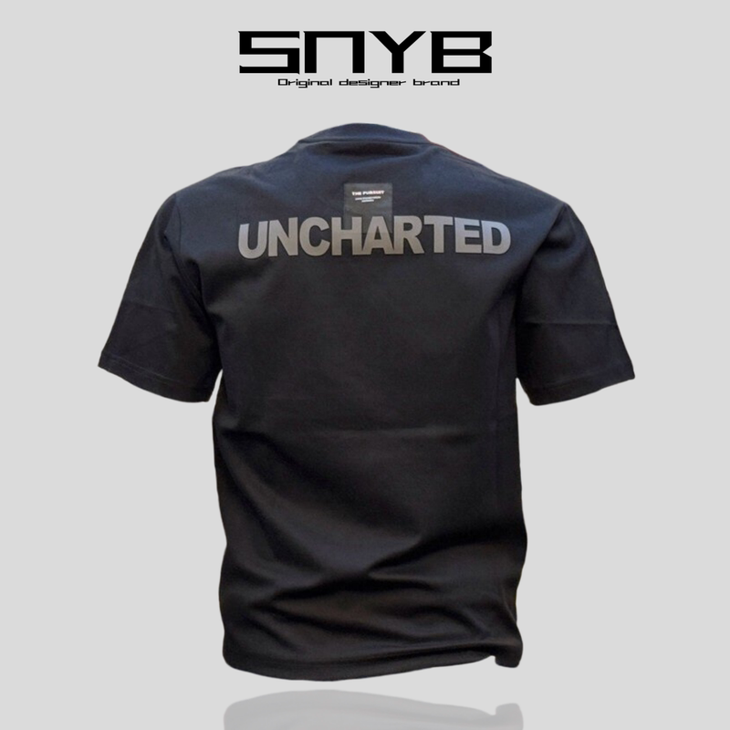 Snyb Light Luxury Men's Clothing Store~2026 American Style Summer Pure Cotton Short-Sleeved Heavyweight Loose High Street Crew Neck Letter T-Shirt