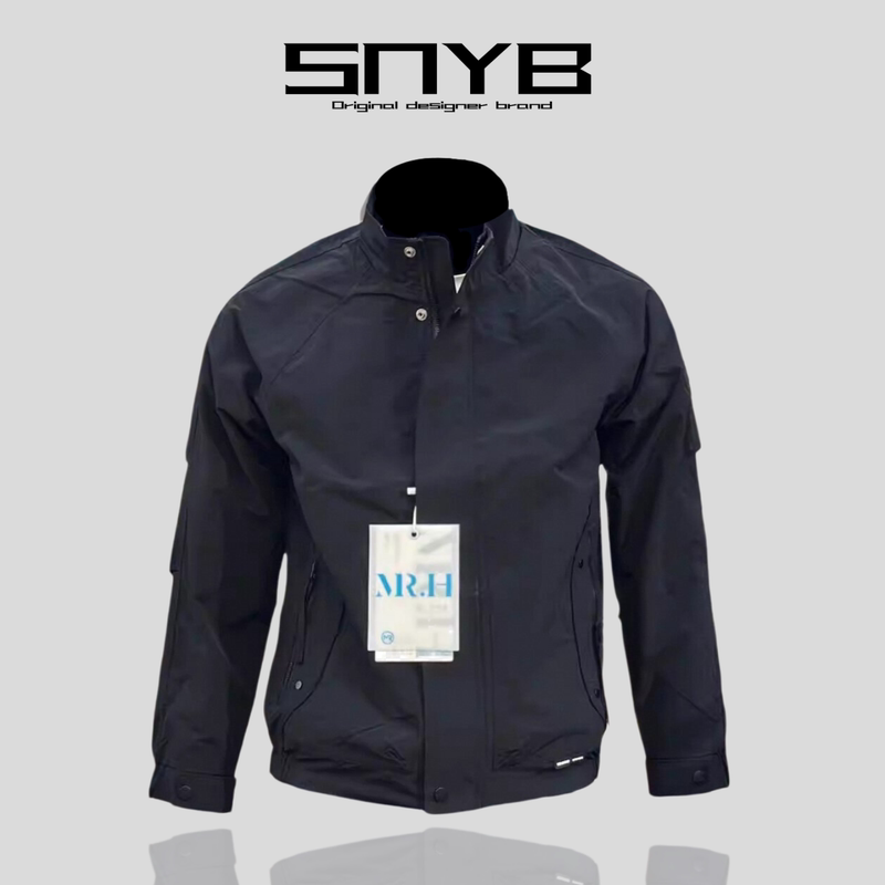 Snyb Light Luxury Men's Clothing Store~ Long-Sleeved Jacket 2026 Autumn Slim Casual Short Stand-Up Collar Windproof Jacket