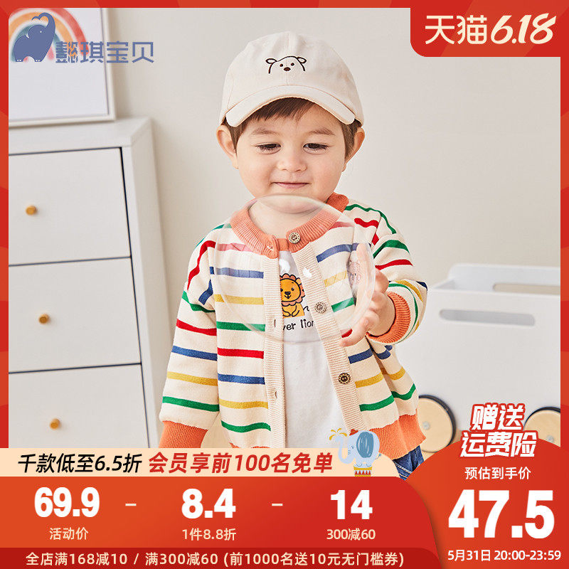 Baby Clothes Spring Autumn Children Outerwear Spring Boy Blouse Girls Spring Clothing Children Sweater Baby Knit Jacket