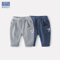 Baby pants spring and autumn female baby long pants can be open crotch spring autumn large pp pants baby spring outfitting outside wearing khalan pants male