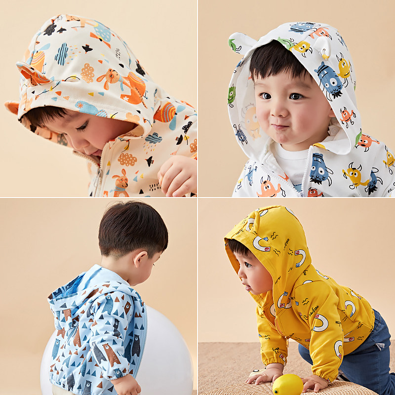 Baby Coat Spring and Autumn Boys Children's Clothes Girls' Tops Western Style Children's Clothes