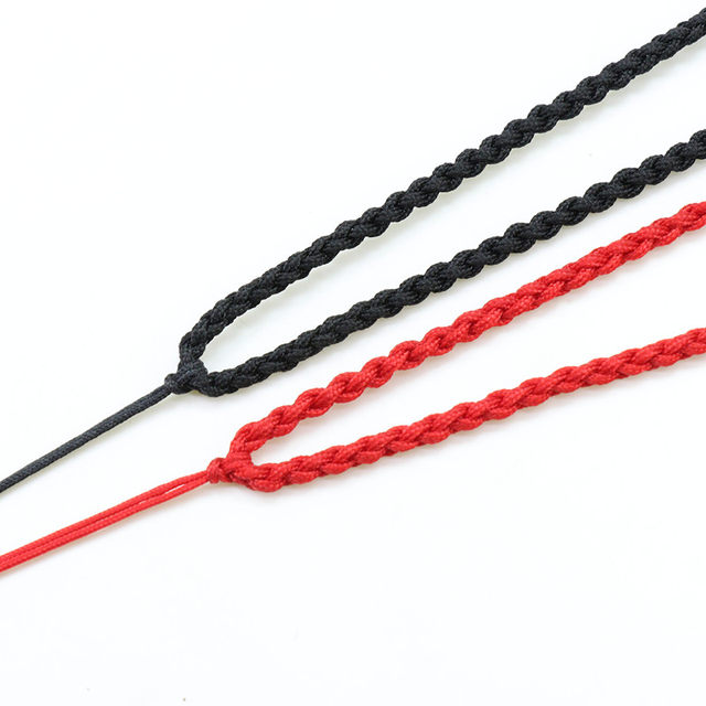 TIFOORR/Difu pure hand-woven lanyard four-strand braided rope adjustable pendant rope pendant rope hand-woven rope for men and women
