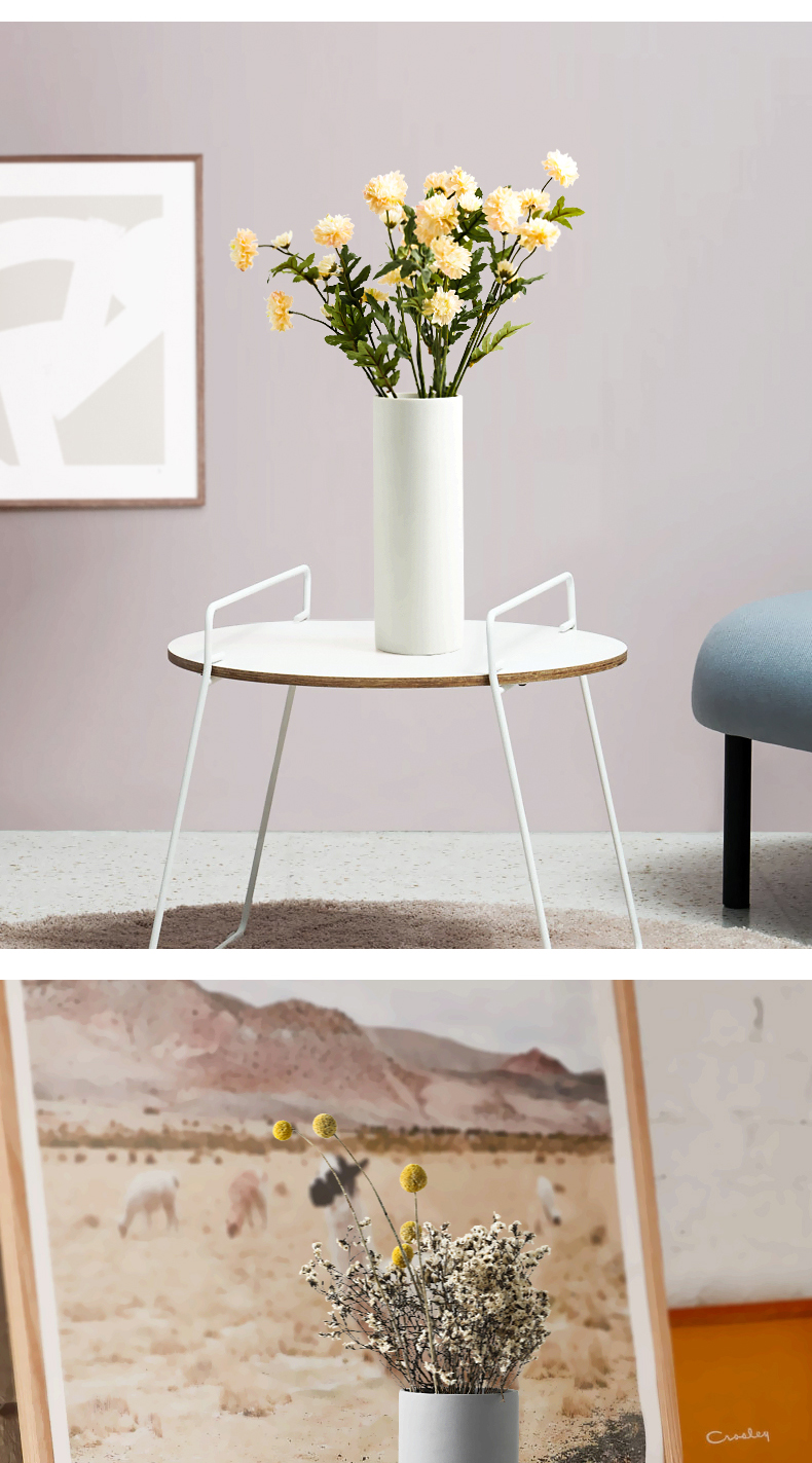 The Nordic straight ceramic vase furnishing articles at home sitting room ins contracted TV ark, porch is decorated flower implement arranging flowers