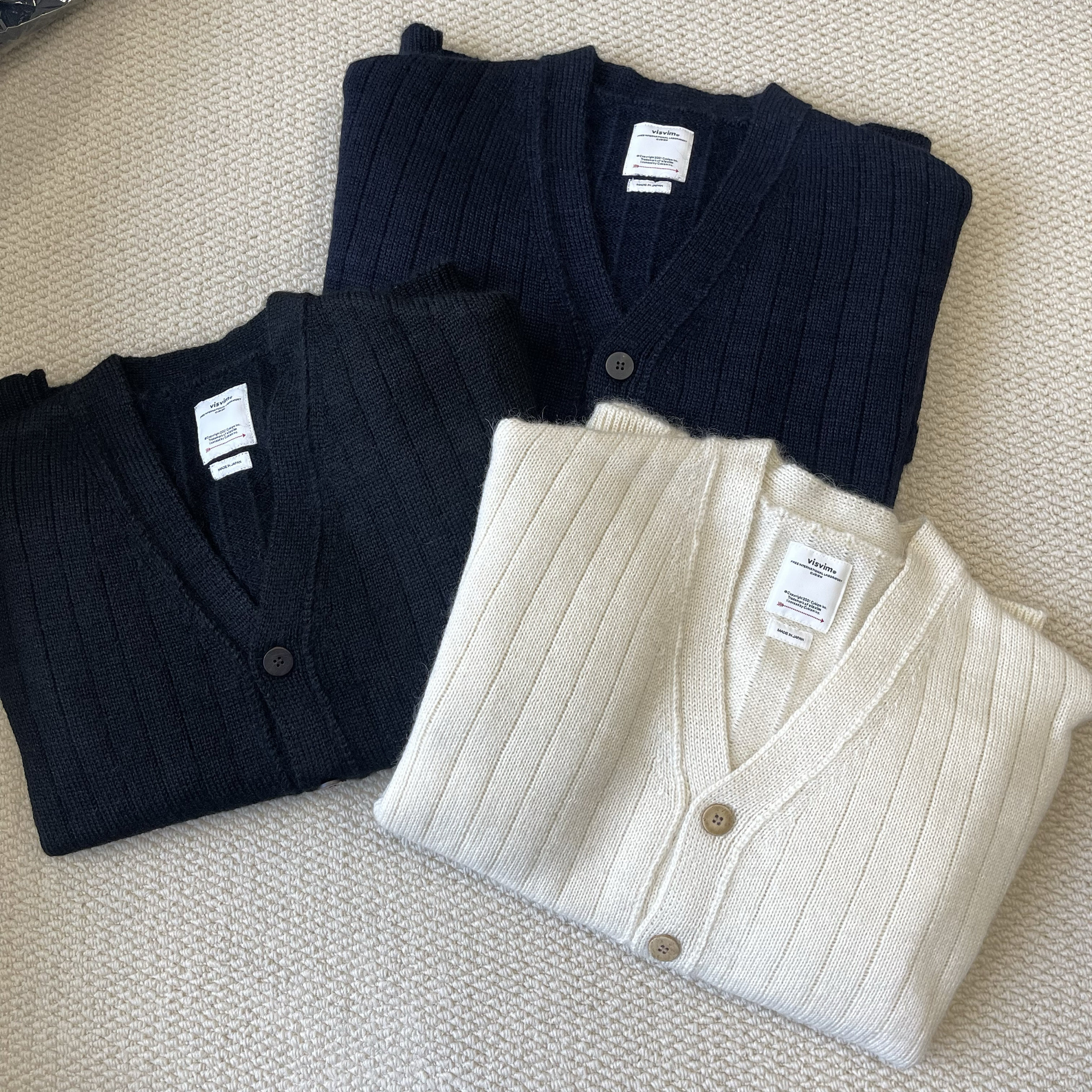 visvim 25AW KINT CARDIGAN 3 visvim 25AW HAND KNIT VEST (N.D.)