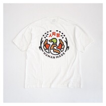 Spot HUMAN MADE 22SS human system printed bamboo cotton round neck pocket short sleeve T-shirt