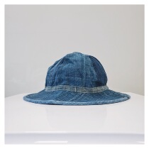 Spot VISVIM 21AW ICT BUCKET CAP ancient cloth blue dyed fisherman hat