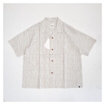 Spot VISVIM 22SS WALLIS SHIRT S S KASURI Kasuri woven short-sleeved shirt
