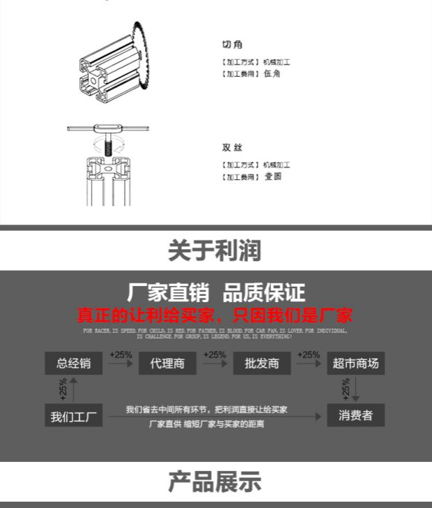 ốc vít cho laptop Bulông phẳng M4 / M5 / M6 / M8 dây chuyền nhôm hồ sơ đặc biệt fastener hồ sơ phụ kiện lục giác ổ cắm đầu ốc vít vặn