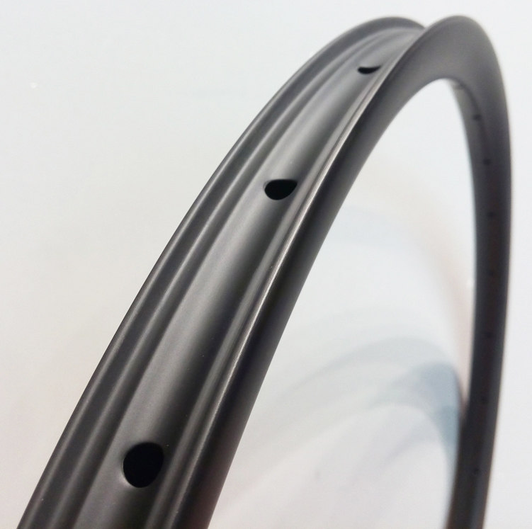 Carbenxian Carbon Fiber Mountaineering Car Rim 33 Wide Eccentric Circle Straight Side Vacuum Disc Brakes 650B 29 inch