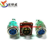 High quality MX23-4 core through wall butt glass sintered airtight vacuum sealed Aviation plug socket