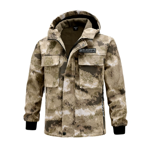 Флисовый камуфляжный демисезонный удерживающий тепло износостойкий комплект для работы подходит для мужчин и женщин