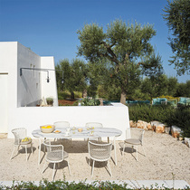 Outdoor vine chair sofa courtyard terraceOutdoor garden villa vine chair combination furniture waterproof sun protection