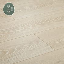 Factory direct wood floor reinforced composite wear-resistant waterproof Nordic household bedroom wood color light gray 12mm